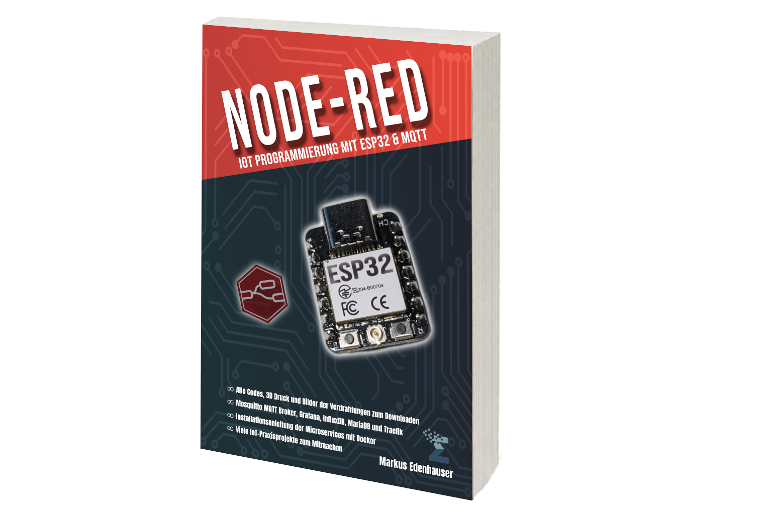 Cover für Node-RED: IoT Programmierung mit ESP32 & MQTT